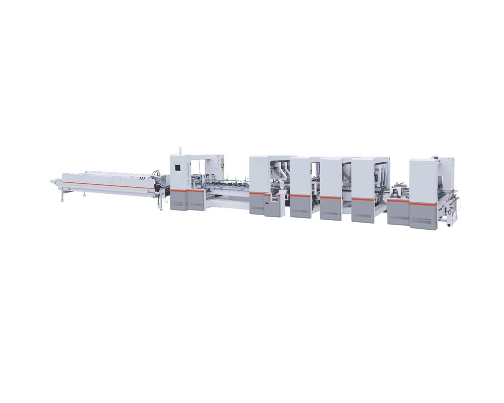 automatic folding gluing machine for corrugated case
