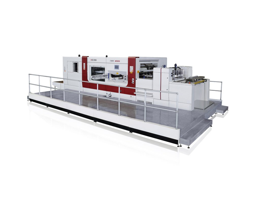 Large format automatic corrugated die cutting machine
